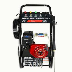 2600PSI 2.3GPM Petrol / Gas Pressure Washer High Power Cleaner Machine 212CC