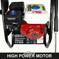 2600PSI 2.3GPM Petrol / Gas Pressure Washer High Power Cleaner Machine 212CC