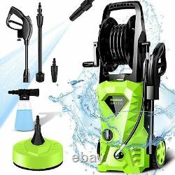 2600PSI Electric Pressure Washer 135 Bar Water High Power Jet Wash Patio Car TOP