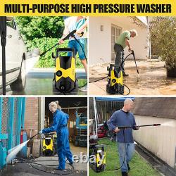 2850PSI/1700W E-Pressure Washer High Power Jet Washer Garden Car Cleaner HOME