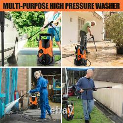 2850PSI Portable Electric Cord Pressure Washer High Power Jet Wash Car Wash Gift