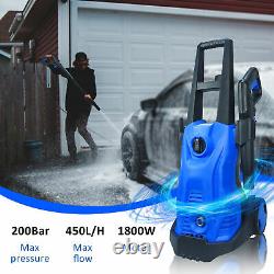 2900 PSI 200 BAR High Pressure Washer Electric Power Jet Water Patio Car Cleaner