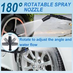 2900 PSI/200 Bar Cordless Pressure Washer, 6 in 1 Power Washer Black