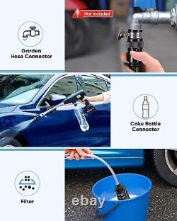2Battery 21V Cordless Pressure Washer 652PSI Portable High-Pressure Washer Gun