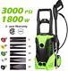 3000psi/150 Bar Electric Pressure Washer Water High Power Jet Wash Patio Car New