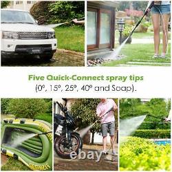 3000PSI/150 BAR Electric Pressure Washer Water High Power Jet Wash Patio Car New