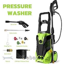 3000PSI Electric Pressure Washer Water High Power Jet Garden Car Patio 1800W NEW