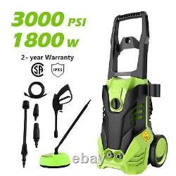 3000 PSI/150 BAR Electric Pressure Washer Jet Patio Water High Power Wash 2000W