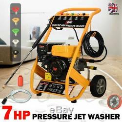 3000 PSI 7HP ELECTRIC START Petrol Power Pressure Jet Washer 10 Litre Per Minute