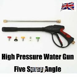 3000 PSI High Pressure Spray Gun Power Washer Water + Wand/Lance + 5 Nozzles