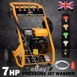 3000 PSI Pressure Jet Washer 7HP 10 Litre PM Petrol High Power Pressure Cleaner