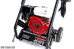 3000 Psi 6.5hp Petrol Power Pressure Washer 200 Bar