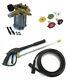 3000 Psi Pressure Washer Pump & Spray Kit For John Deere Ac-2600gh & Ac-2600gs