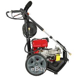 3000psi 7HP Petrol Power Jet Pressure Washer Low Oil Protection Clean Commercial