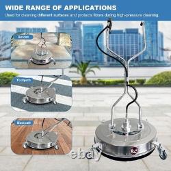 30 Pressure Washer Surface Cleaner Dual Handle Power Washer with Wheel 5200 PSI