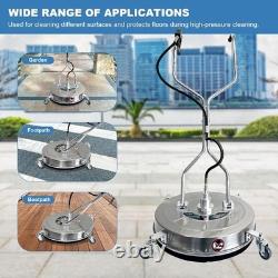 30 Pressure Washer Surface Cleaner Dual Handle Power Washer with Wheel 5200 PSI