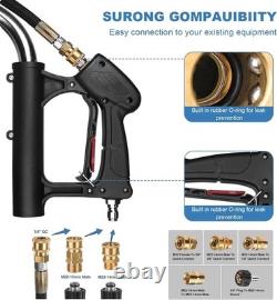 30 Pressure Washer Surface Cleaner Dual Handle Power Washer with Wheel 5200 PSI
