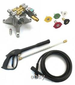 3100 PSI POWER PRESSURE WASHER WATER PUMP & SPRAY KIT for Husky Models
