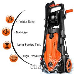 3500PSI Electric High Pressure Washer Adjustable 1900W Power Jet Car/Patio Clean