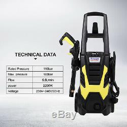 3500PSI Electric Power Washer High Pressure Washer Portable Cleaner Garden 2200W
