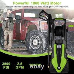 3500PSI Electric Pressure Washer 150BAR Power Water Jet Washer Patio Car Cleaner