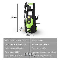 3500/3000/2600PSI Electric Pressure Washer Water Power Jet Wash Patio Car 2000w
