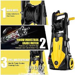 3500 PSI Electric Pressure Washer 150Bar High Power Water Jet Wash Patio Car UK