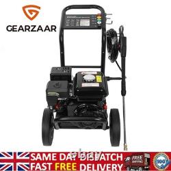 3500 PSI Power Petrol Pressure Washer 240 Bar 9L/min Jet Wash & 5 Spray Nozzles
