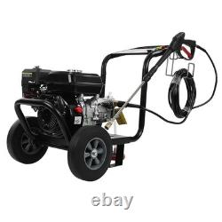 3500 PSI Power Petrol Pressure Washer 240 Bar 9L/min Jet Wash & 5 Spray Nozzles