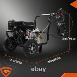 3500psi / 240bar Petrol Pressure Washer Power Jet Cleaner & 5 Nozzles Home