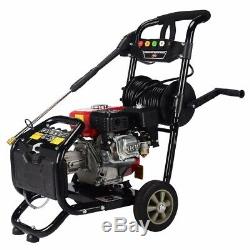 3950PSI 8.0HP Petrol Pressure Washer Awesome Power T-Max Pro 28 Meter Hose UK