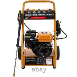 3950PSI Gas High Pressure Washer 5 Nozzles Powerful Washer 6.5HP 2.6GPM 8M Hose