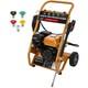 3950psi Petrol Pressure Washer 6.5hp 8m High Power Jet Recoil Start With 5 Nozzle