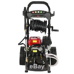 3950 PSI Petrol Pressure Washer High Power Cleaner with Quick-Connect Spray Tips