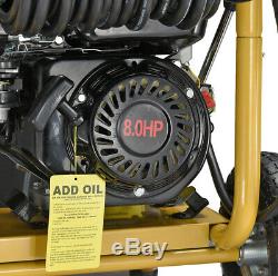 3950psi 272bar-Pressure Washer Jet Wash Petrol Power Washer Engine Gun Hose UK