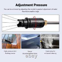 3KW Electric High Pressure Washer 140Bar Power Gun Jet Wash Patio Car Cleaner UK