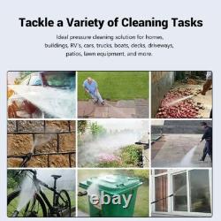 3KW Electric High Pressure Washer 140Bar Power Gun Jet Wash Patio Car Cleaner UK