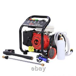 3.0HP 4 Stroke Engine Petrol Pressure Washer 1595PSI 110Bar High Power Jet Wash
