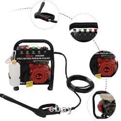 3.0HP 4 Stroke Engine Petrol Pressure Washer 1595PSI 110Bar High Power Jet Wash