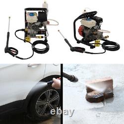 3.0HP 4 Stroke Engine Petrol Pressure Washer 1595PSI 110Bar High Power Jet Wash