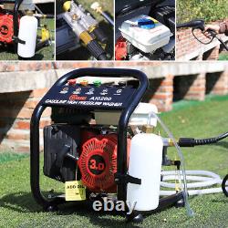 3.0HP 4 Stroke Engine Petrol Pressure Washer 1595PSI 110Bar High Power Jet Wash