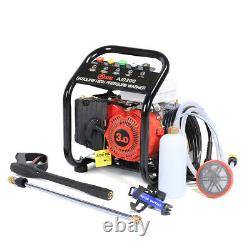 3.0HP Power Petrol Jet Washer High Pressure 1595PSI 110Bar 4 Stroke with 8M Hose
