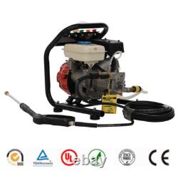 3.0hp Powerful 110bar 1590psi Petrol Pressure Washer Jet Wash Patio Cleaner Tool