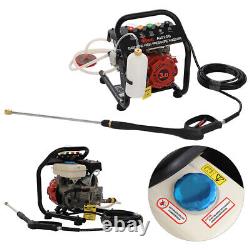 3.0hp Powerful 110bar 1590psi Petrol Pressure Washer Jet Wash Patio Cleaner Tool