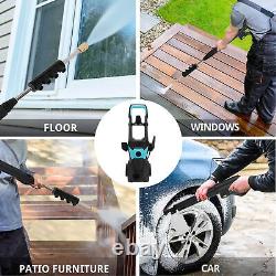4000PSI Electric Pressure Washer 2.4GPM High Power Washer With 32ft Hose 4 Nozzl