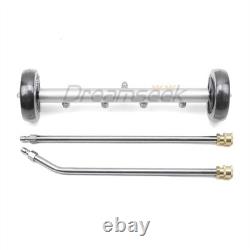 4000PSI Pressure Power Washer Undercarriage Under Car Cleaner 2-in-1 Water Broom