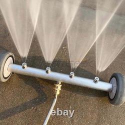 4000PSI Pressure Power Washer Undercarriage Under Car Cleaner 2-in-1 Water Broom