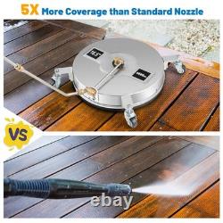4000PSI Pressure Washer Surface Cleaner 16.5 Undercarriage Stainless Steel Power