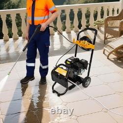420cc Petrol Pressure Washer Garden 7.5HP Engine High Power Jet Cleaner Tool UK