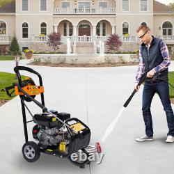 420cc Petrol Pressure Washer Garden 7.5HP Engine High Power Jet Cleaner Tool UK